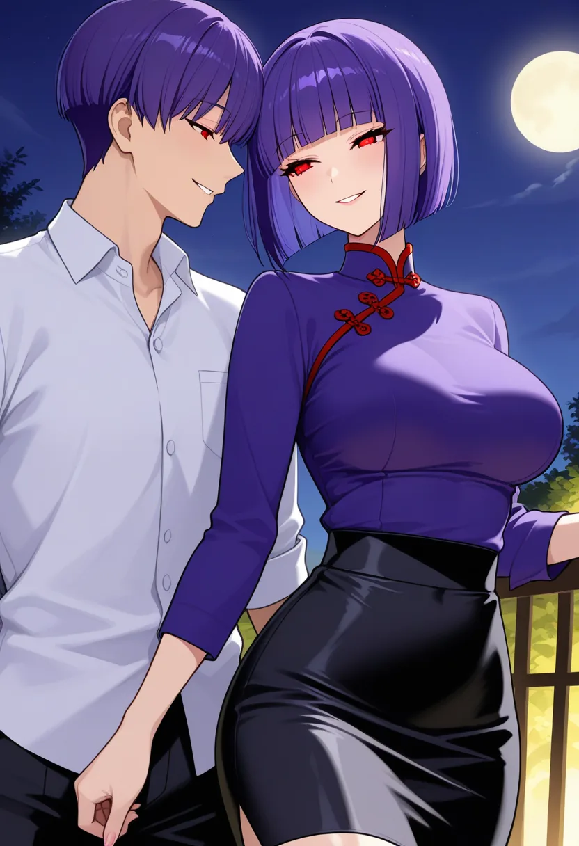Story 8: Garden Arrival — panel 2 — initial flirt