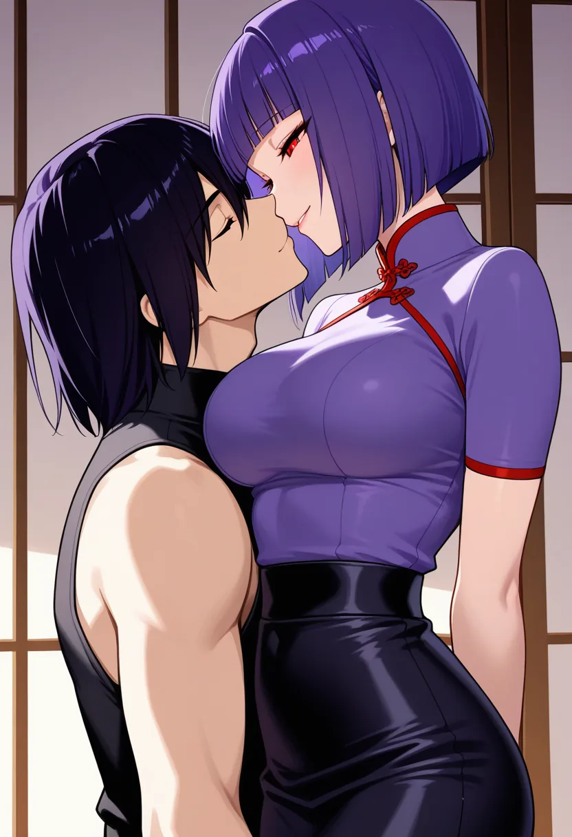 Story 24: Garden Encounter — panel 2 — flirtatious exchange