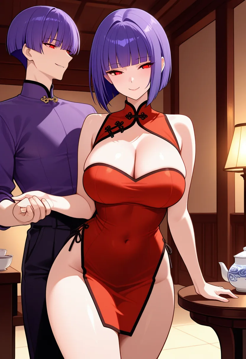 Story 45: Suggestive Glance — panel 2 — flirtatious touch