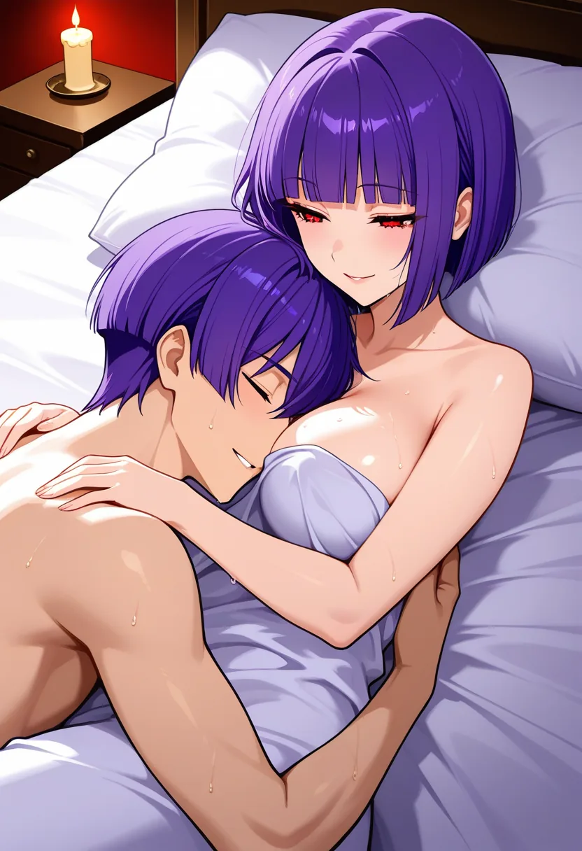 Story 47: Establishing Seduction — panel 7 — afterglow embrace