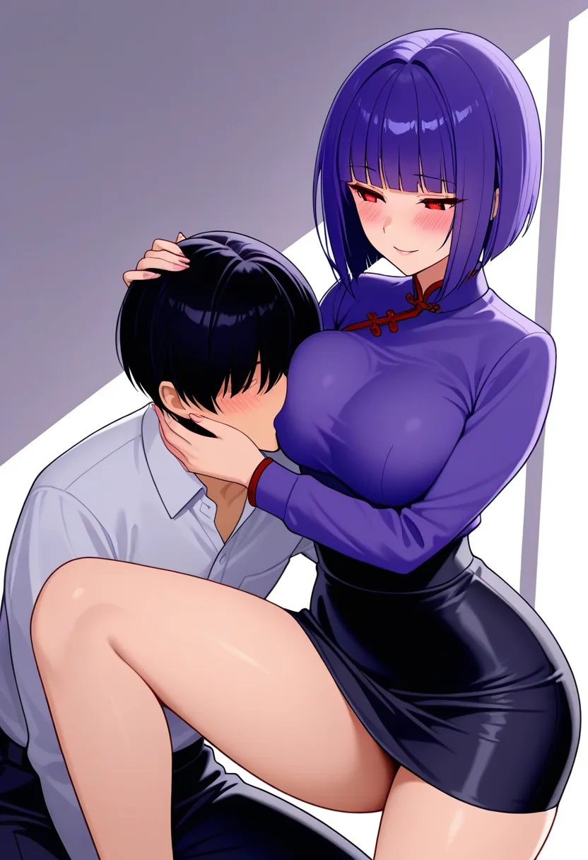 Story 49: Suggestive Entrance — panel 2 — escalating touch