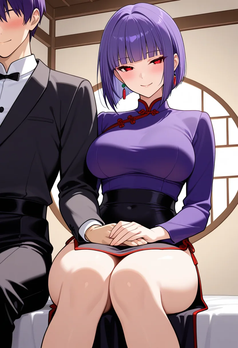 Story 61: Tea Setup — panel 2 — teasing glance
