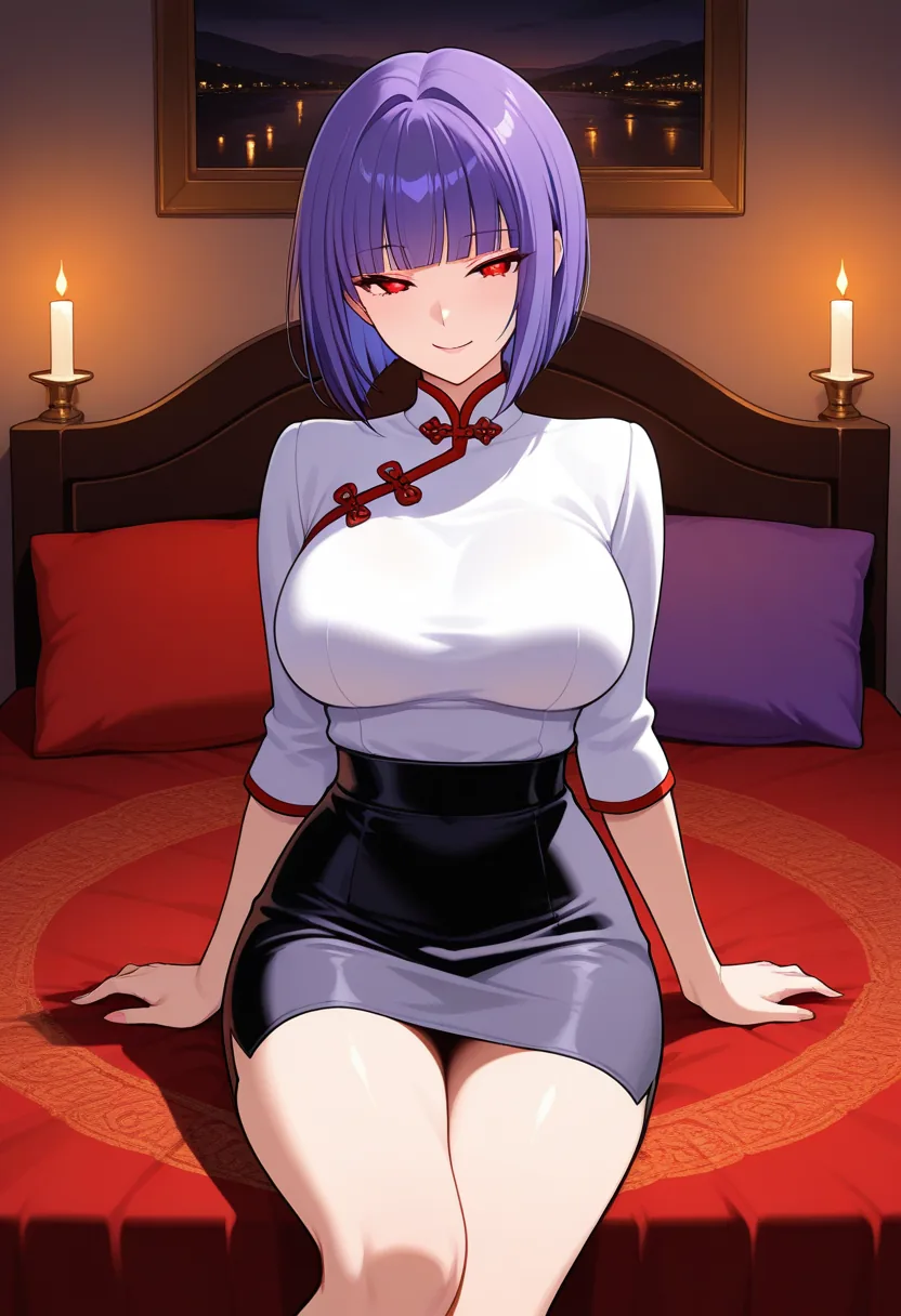 Story 100: Bedroom Establish — panel 2 — bedroom relax