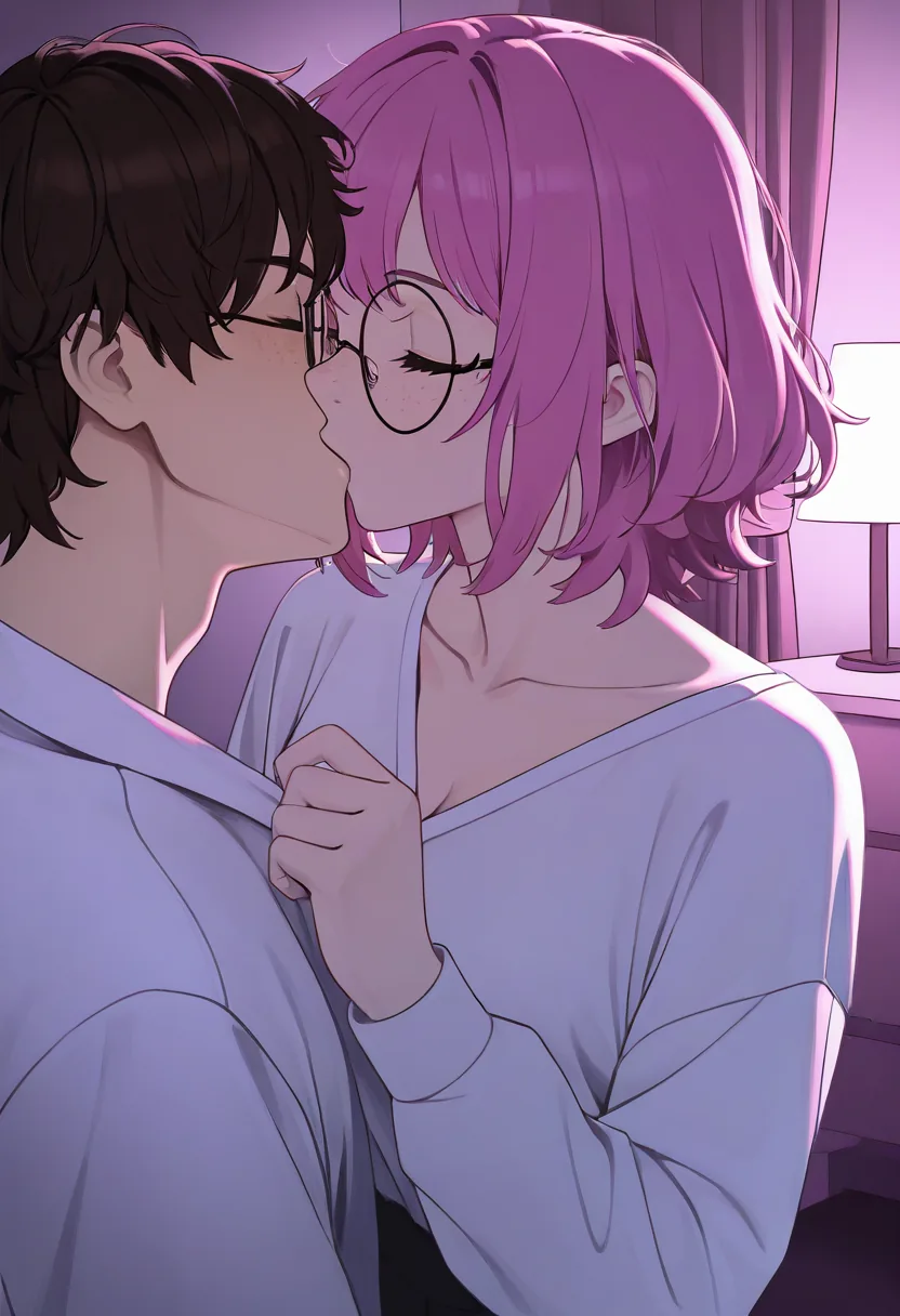 Story 14: Convention Prep — panel 4 — cosplay kiss