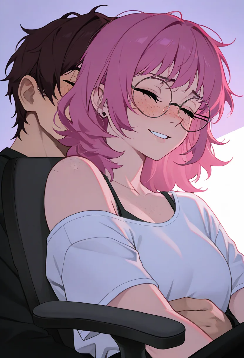 Story 15: Waking Up At Desk — panel 5 — undressing started