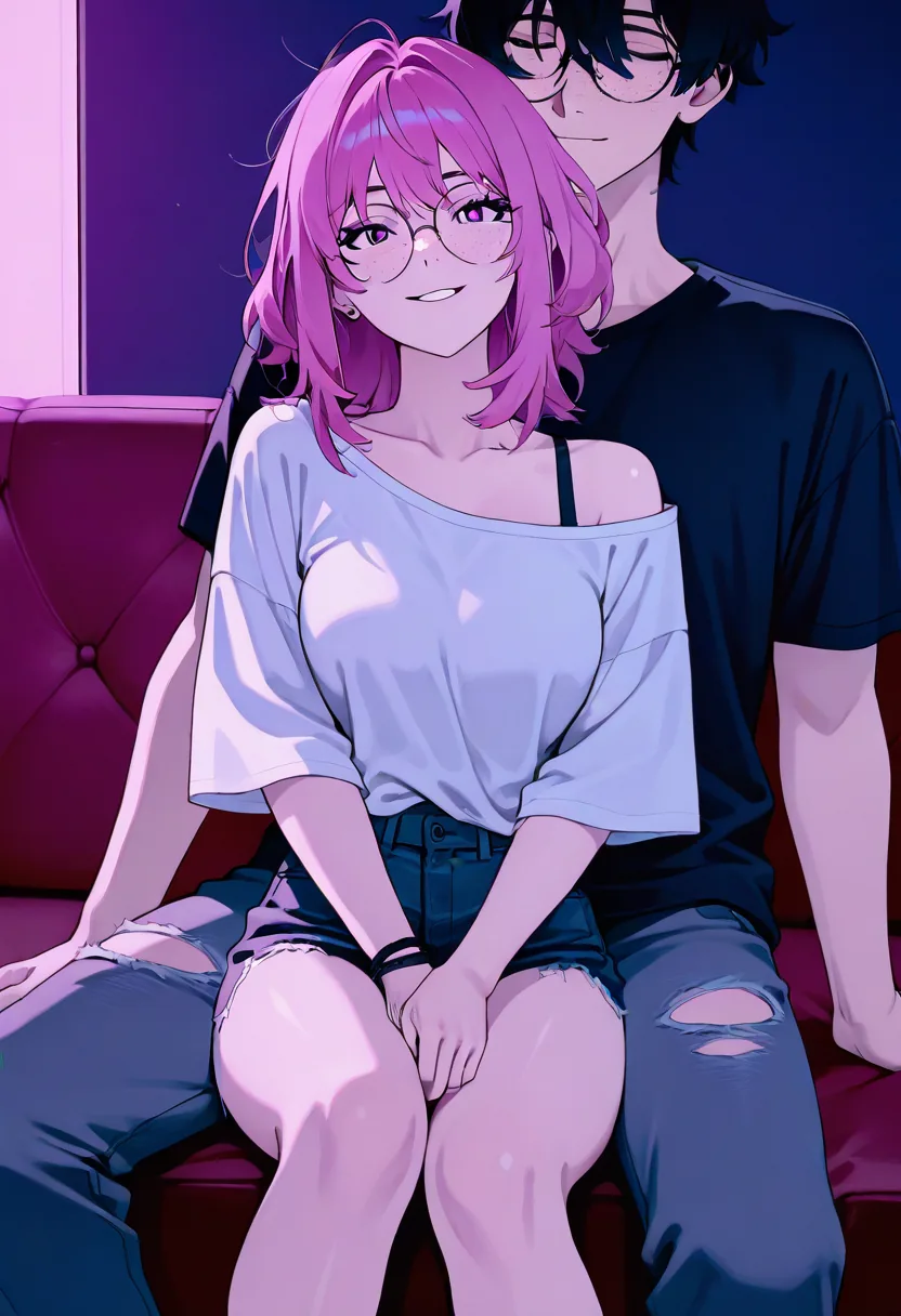 Story 19: Stream End Desk — panel 3 — sharing couch