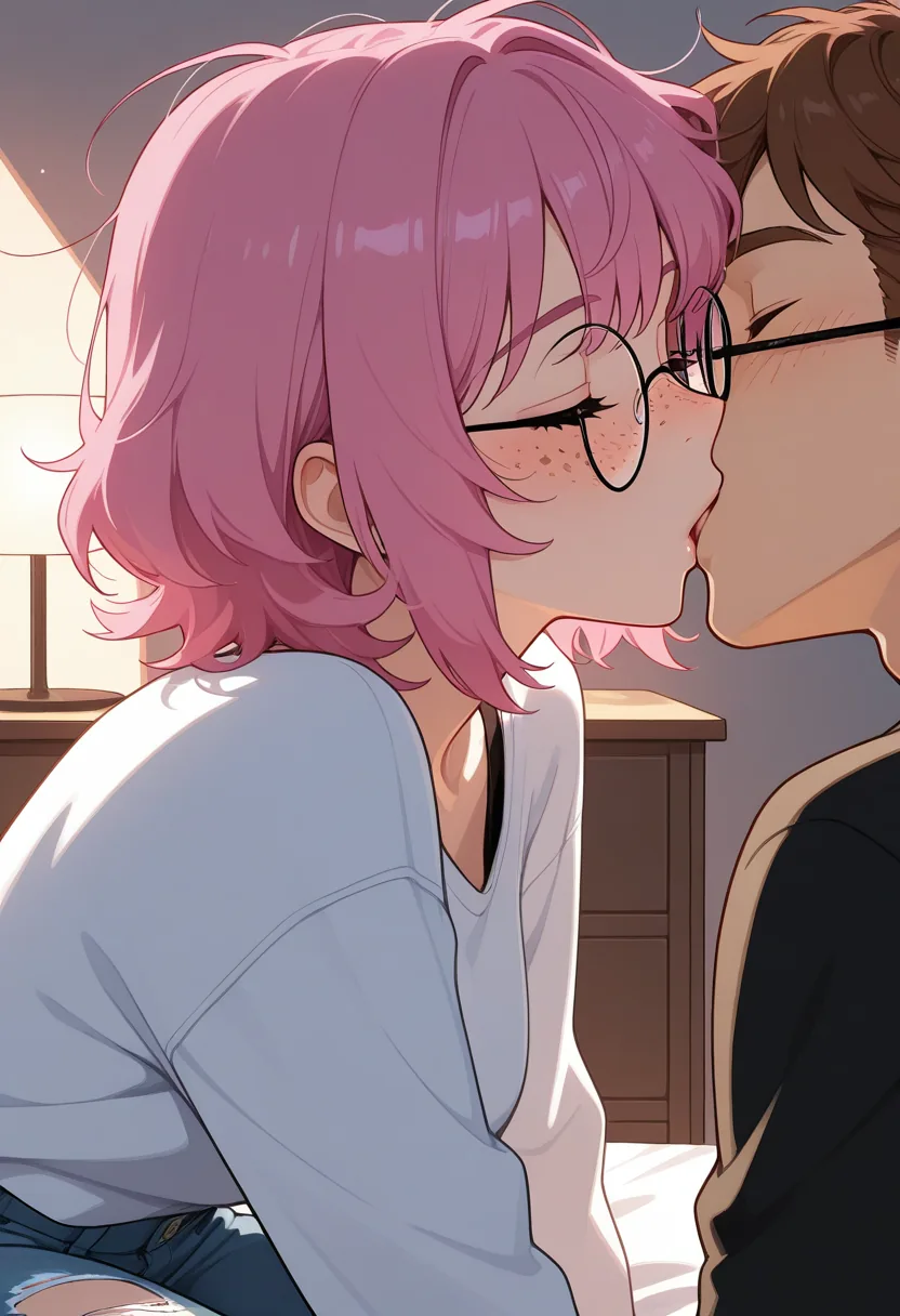 Story 36: Waking Up — panel 3 — morning kiss