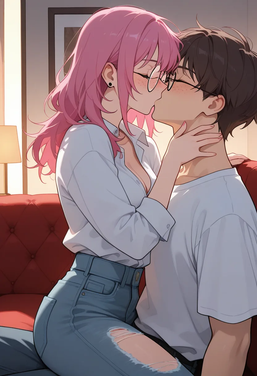 Story 37: Streamer Post Stream — panel 3 — intimate touch