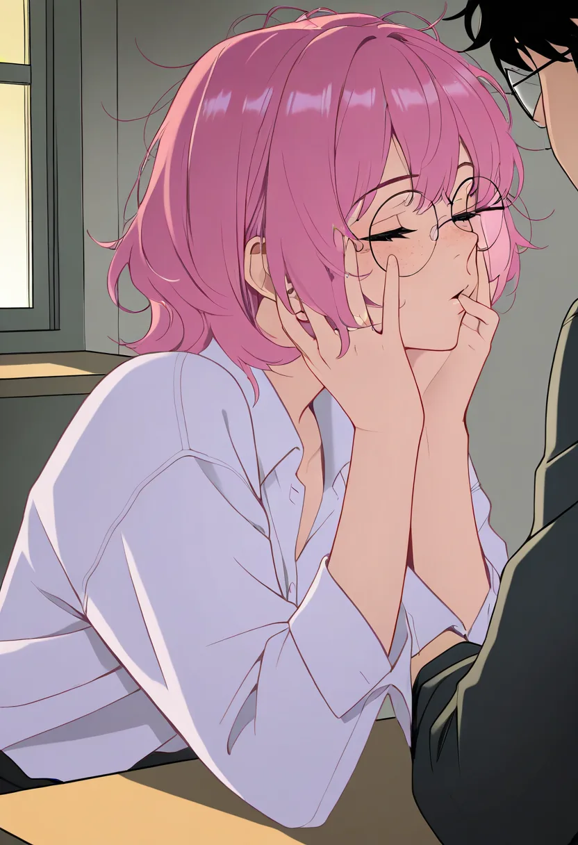 Story 48: Waking Up Desk — panel 4 — gentle kiss
