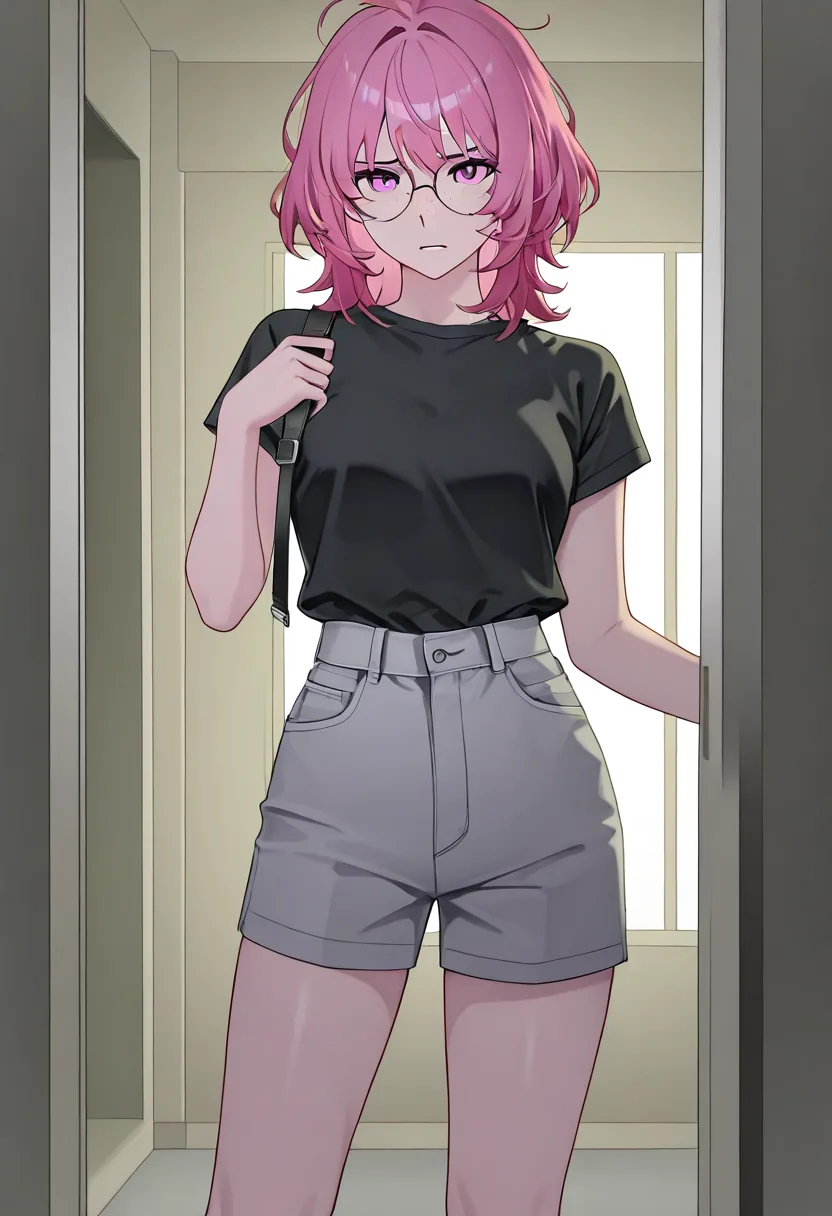 Story 52: Cosplay Fitting Clothed — panel 1 — cosplay fitting clothed