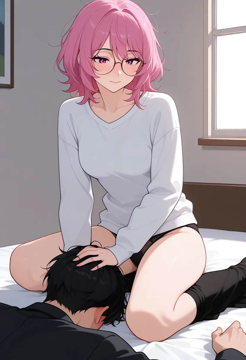 Story 58: Dressing Room Start — panel 4 — foreplay excitement