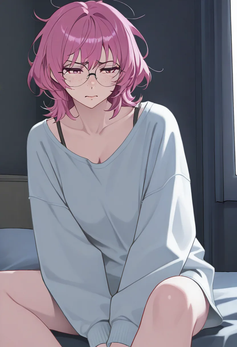 Story 64: Stressed Cosplay — panel 1 — mika stressed cosplay