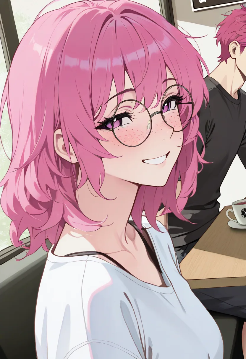 Story 68: Manga Cafe Reading — panel 7 — post sex adjustment