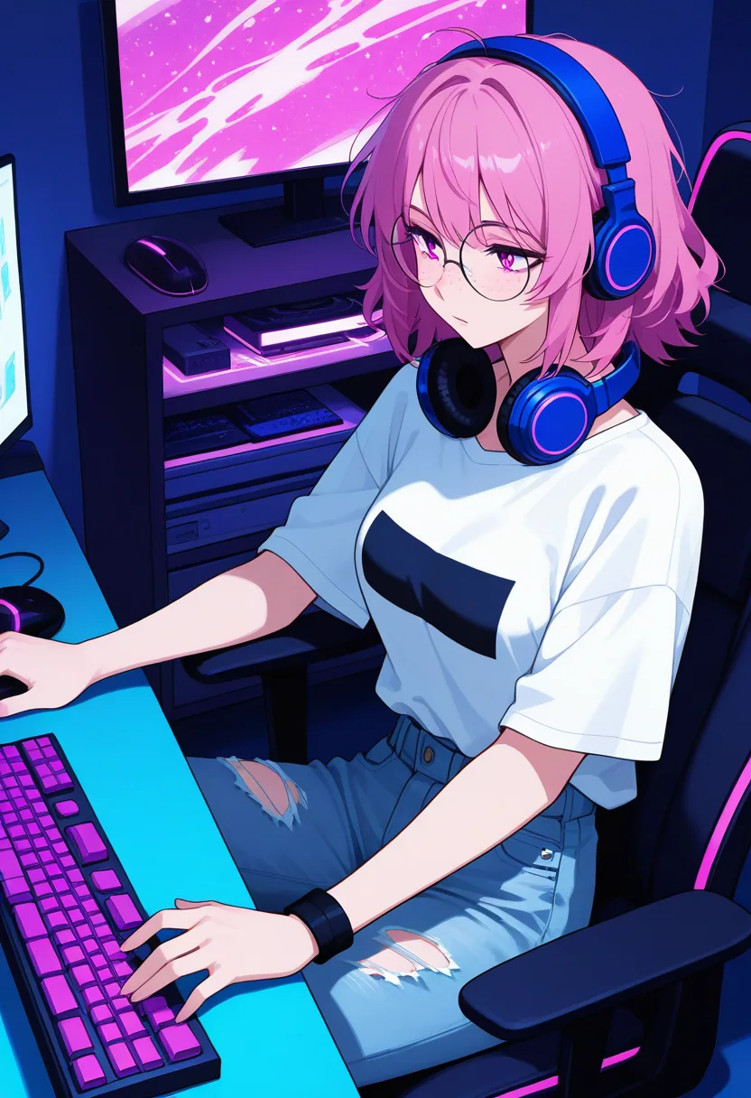 Story 72: Streaming Late — panel 1 — mika streaming late