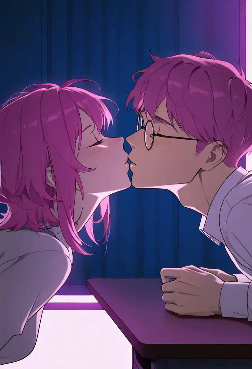 Story 75: Streaming Clothed — panel 6 — foreplay kissing