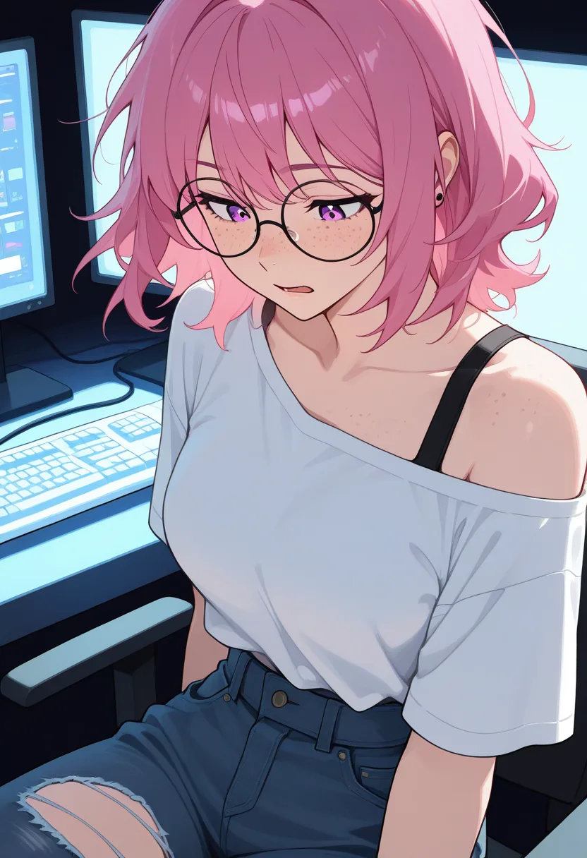 Story 90: Streaming Setup — panel 2 — tee rip