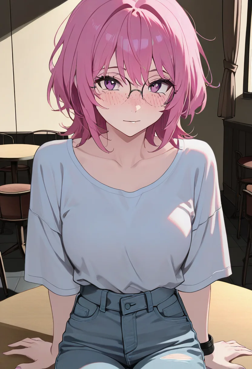 Story 99: Waking Up Clothed — panel 3 — removing tee