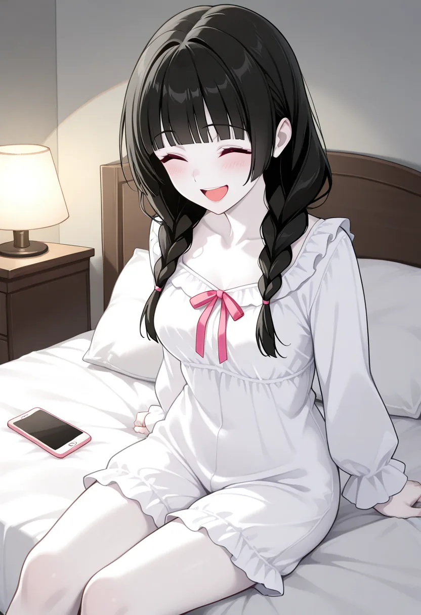 Story 21: Scrolling Bed — panel 2 — laughing