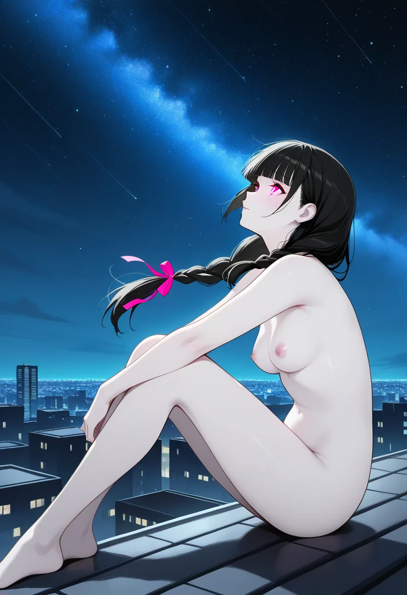 Story 35: Climbing Up — panel 5 — bare under stars