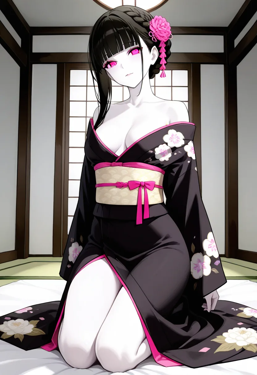 Story 41: Dressing — panel 2 — full kimono