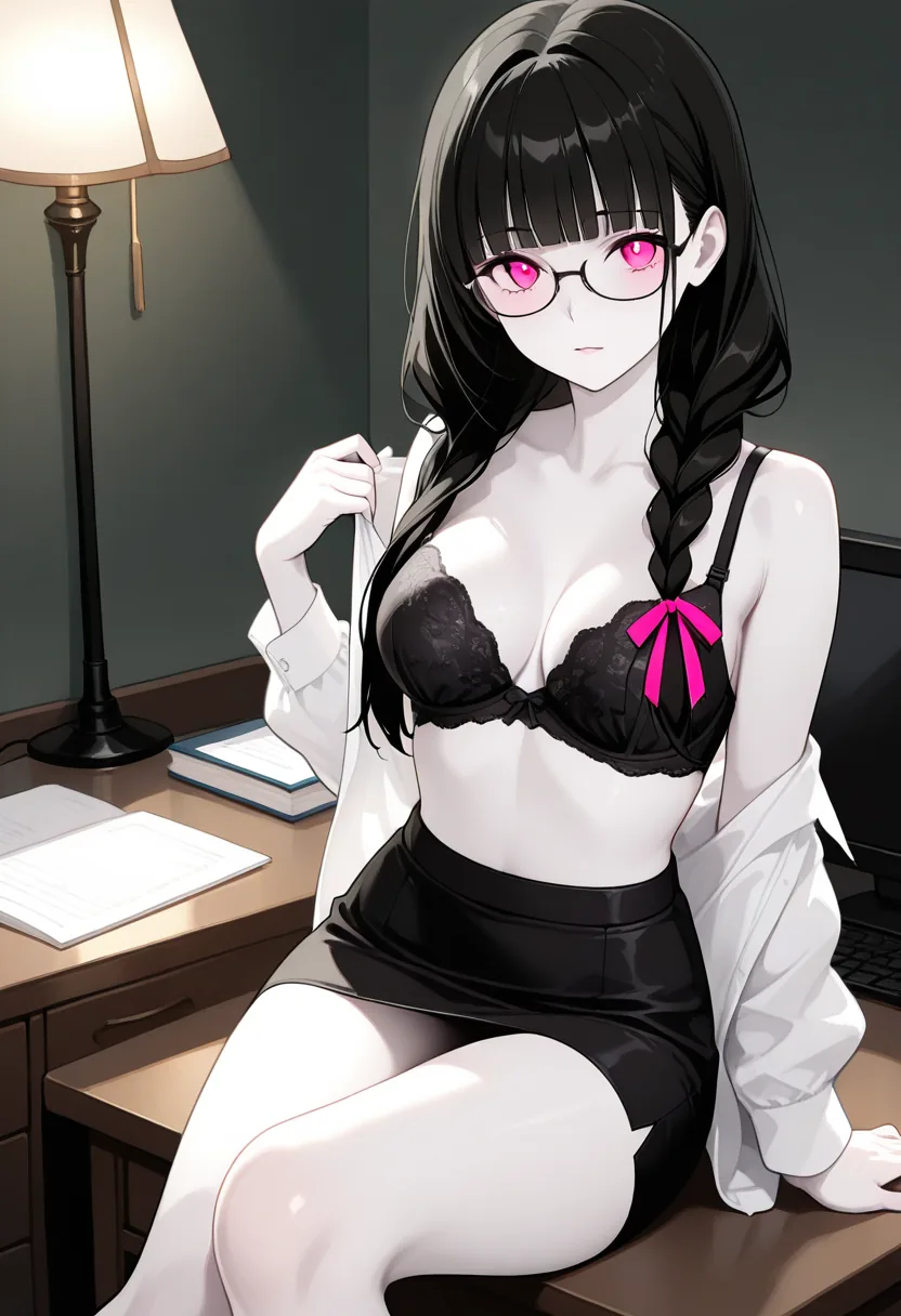 Story 42: Professional — panel 4 — blouse off