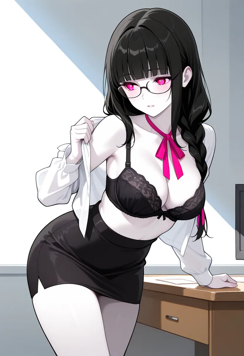 Story 48: Professional — panel 4 — blouse removed