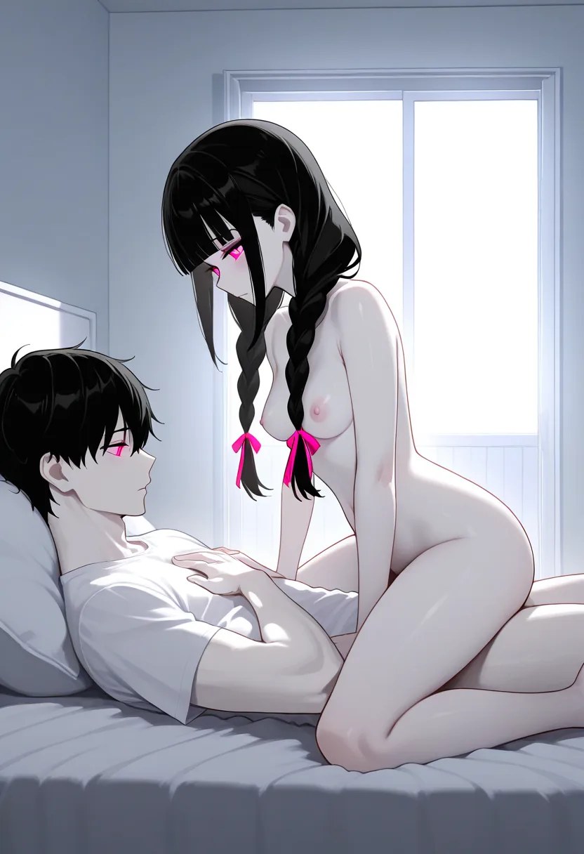 Story 64: Morning Cling — panel 4 — straddling