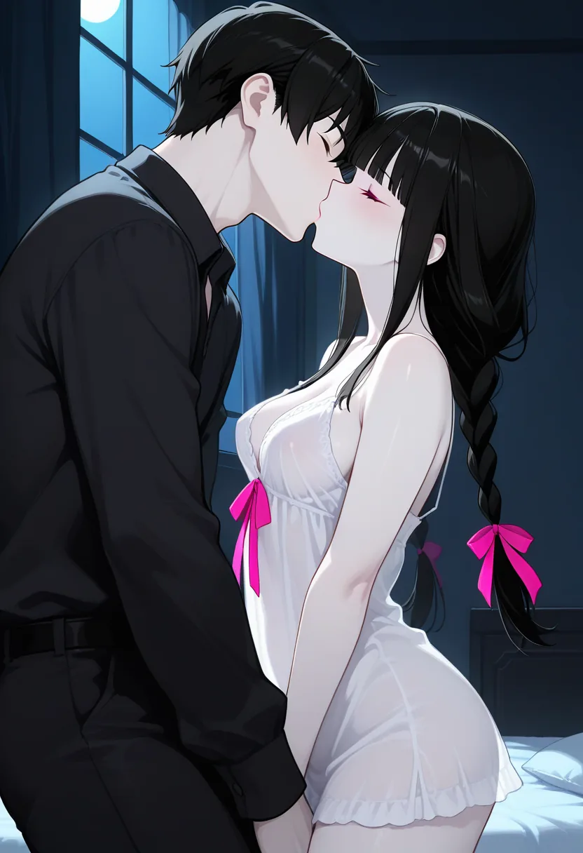 Story 75: Watching — panel 3 — kissing awake