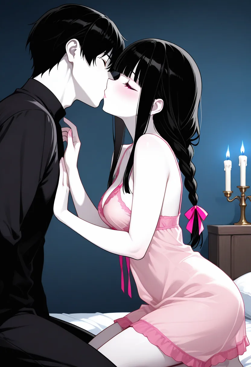 Story 80: Beginning — panel 2 — kissing hands