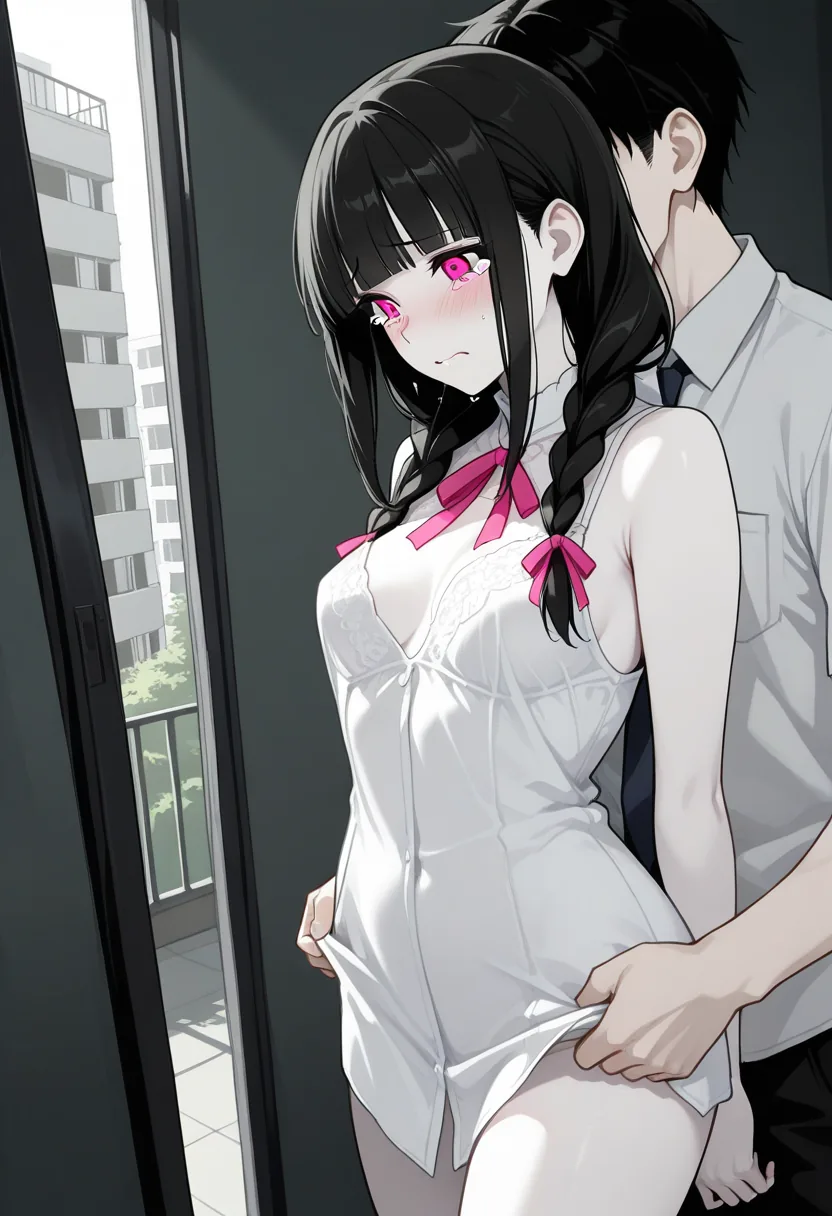 Story 90: Aftermath — panel 4 — desperate undressing