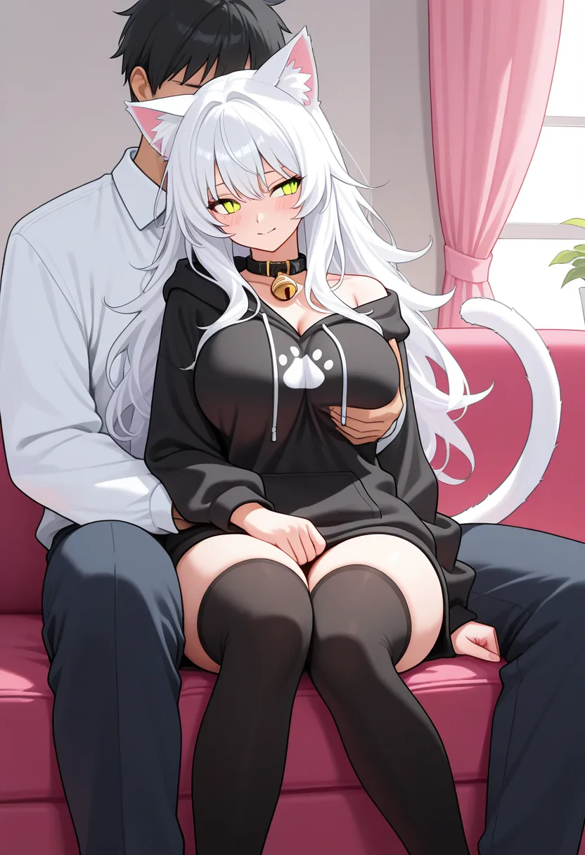 Story 12: Lap Affection — panel 2 — flirt build