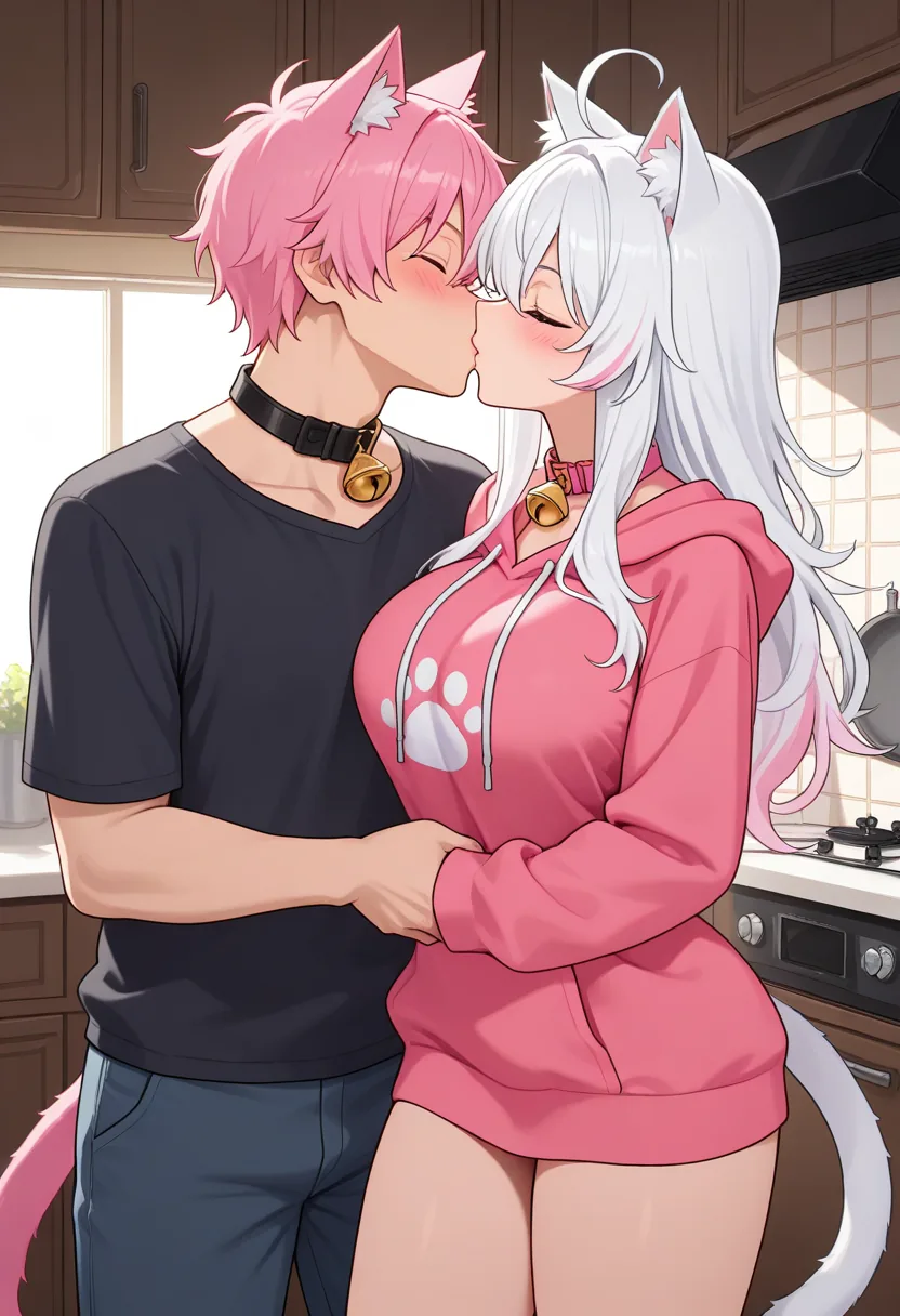 Story 51: Playful Kitchen — panel 2 — teasing touch
