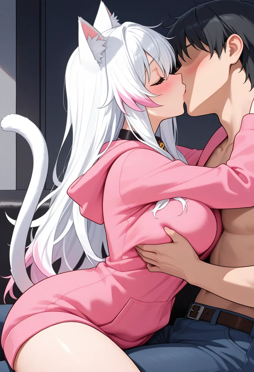 Story 79: Lap Sit Start — panel 3 — kiss escalate