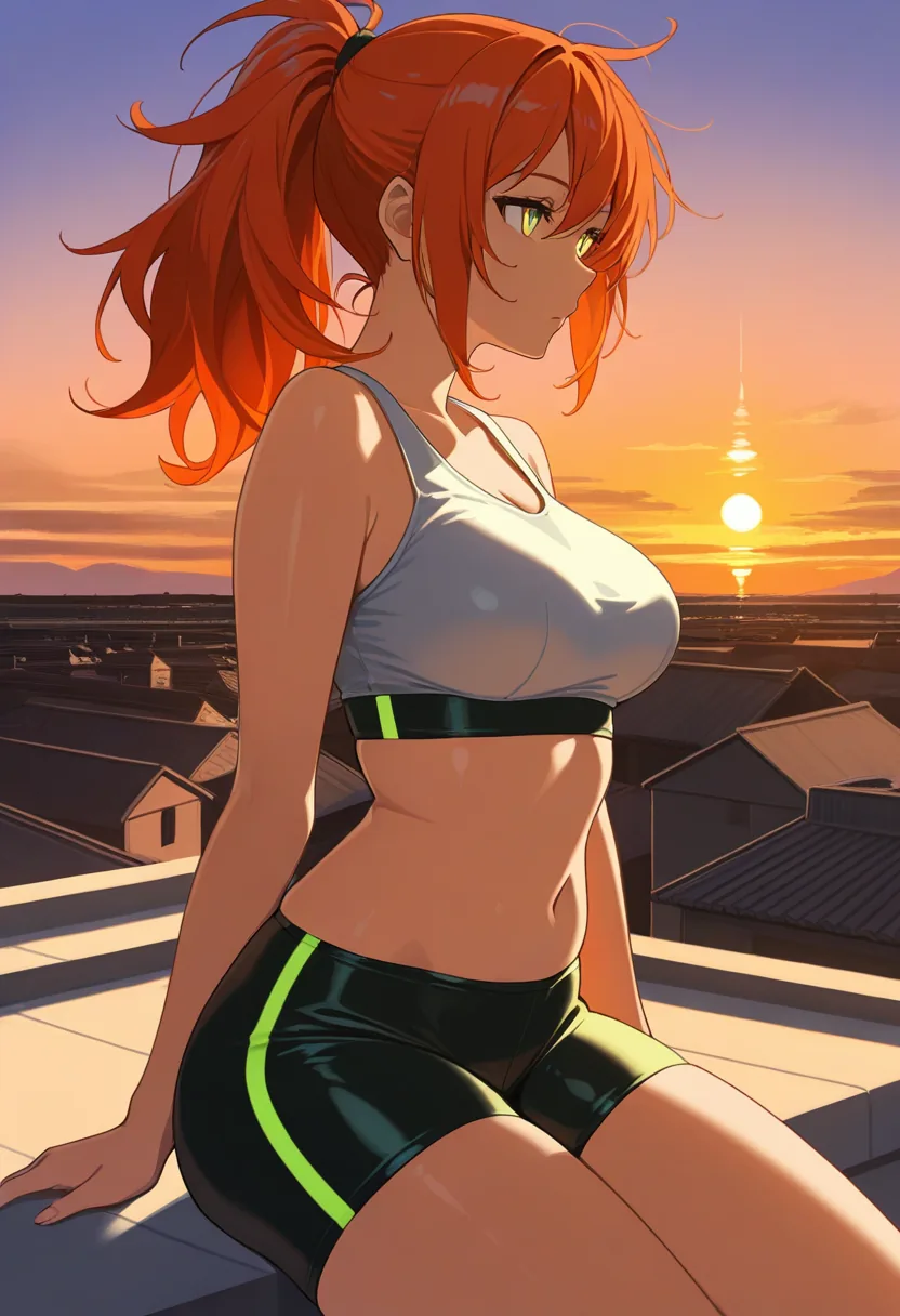 Story 5: On Rooftop Watching Sunset