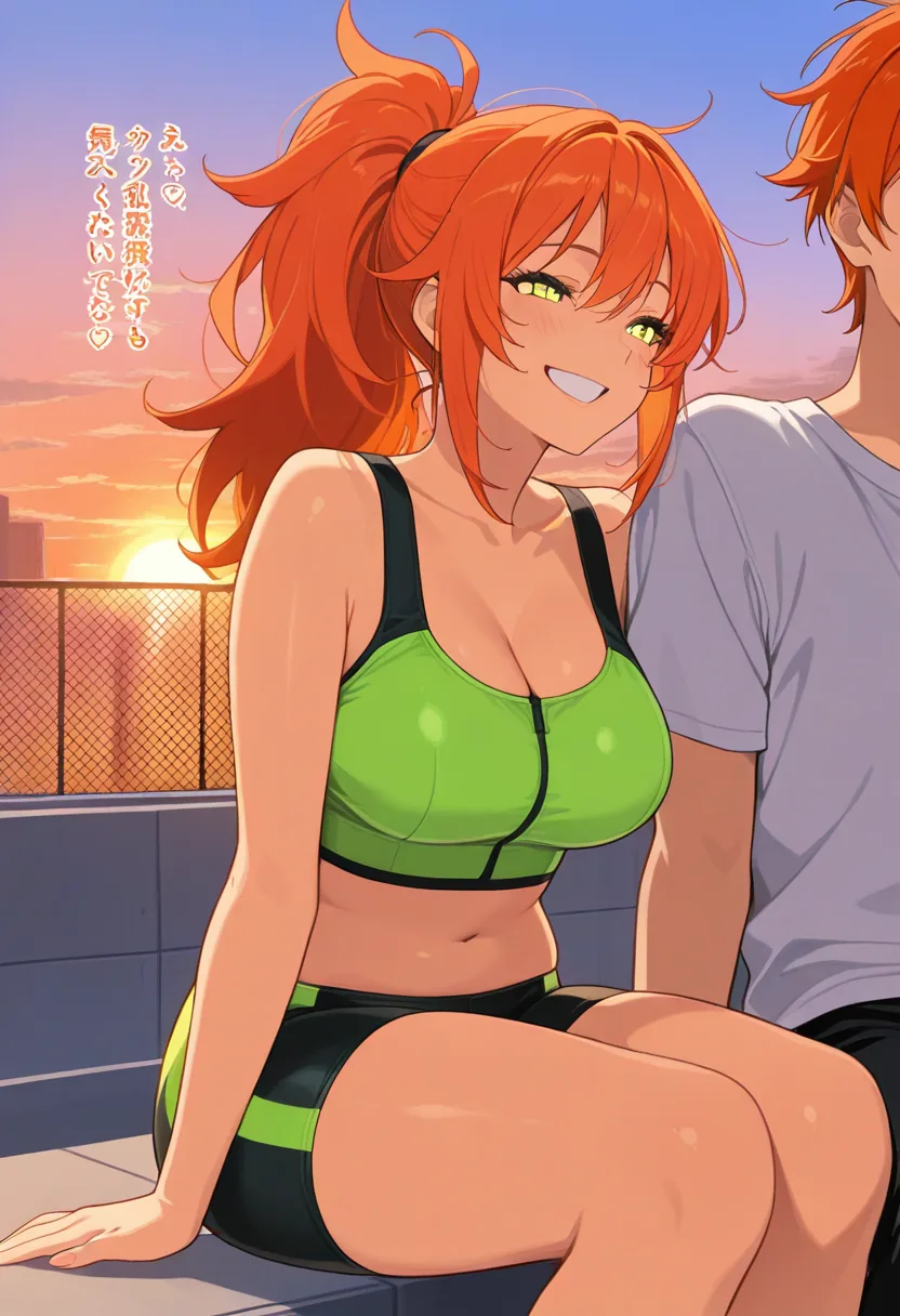 Story 11: Enjoying The View — panel 2 — sharing a moment