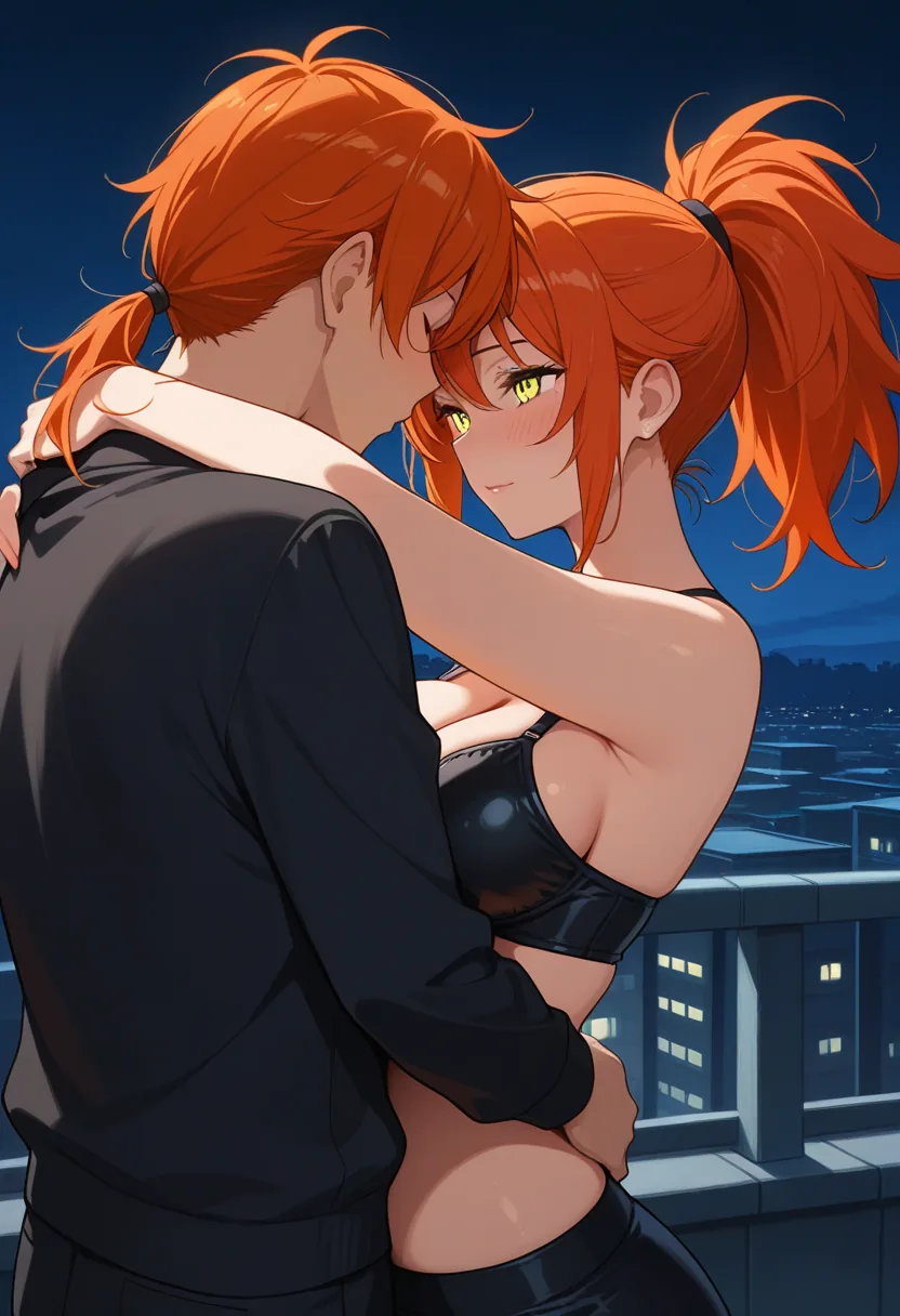 Story 11: Enjoying The View — panel 4 — lingering embrace