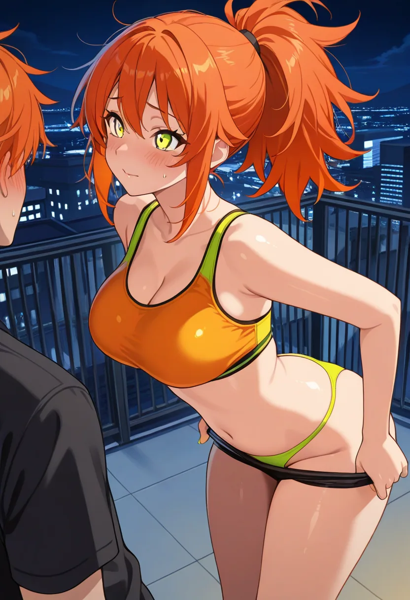 Story 11: Enjoying The View — panel 5 — removing shorts