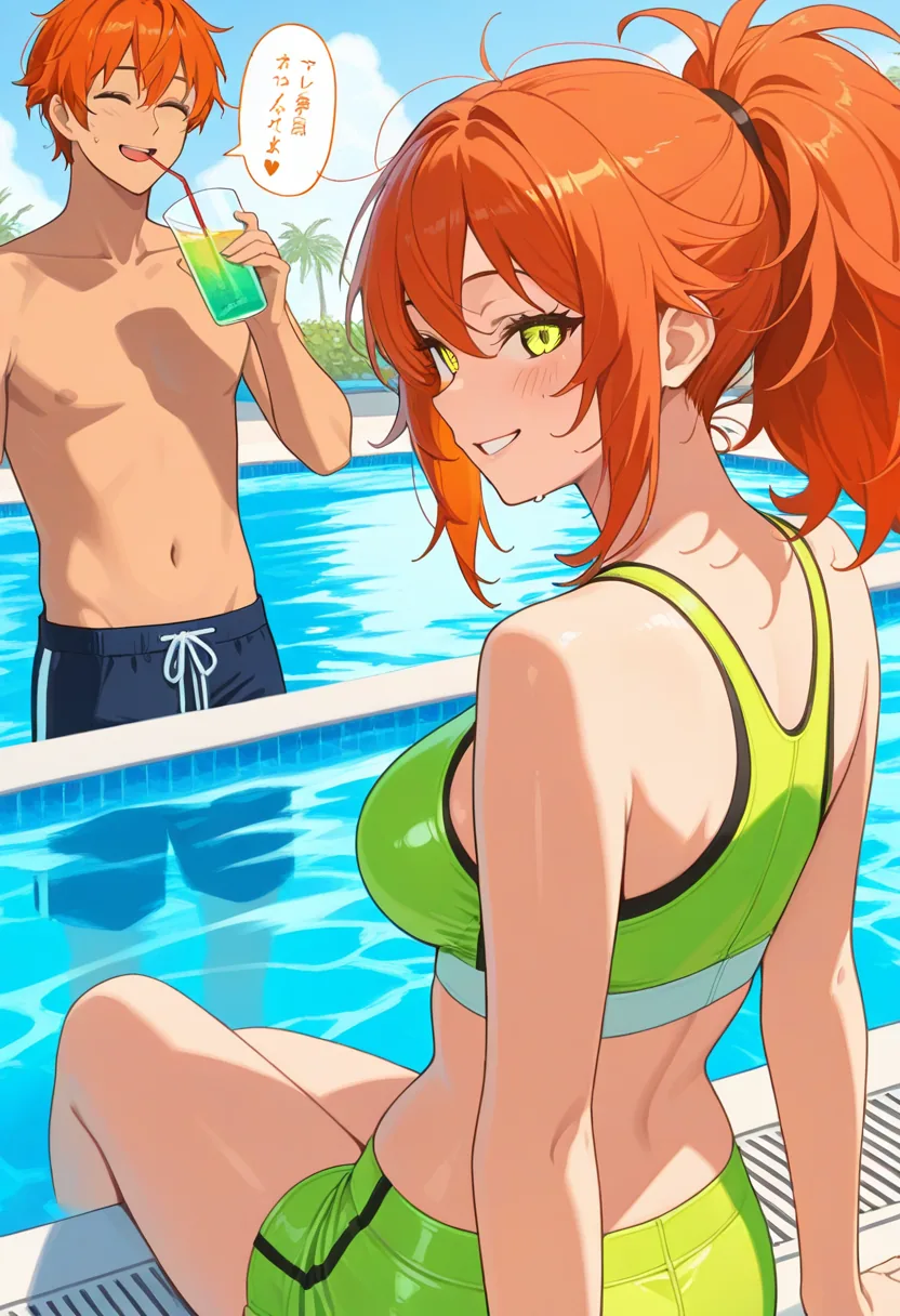 Story 12: Splashing Fun — panel 2 — meeting at the bar