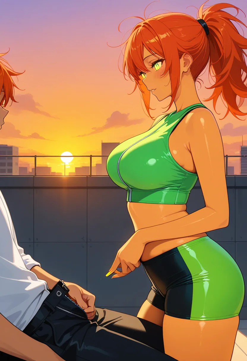 Story 23: Watching Sunset — panel 5 — undressing