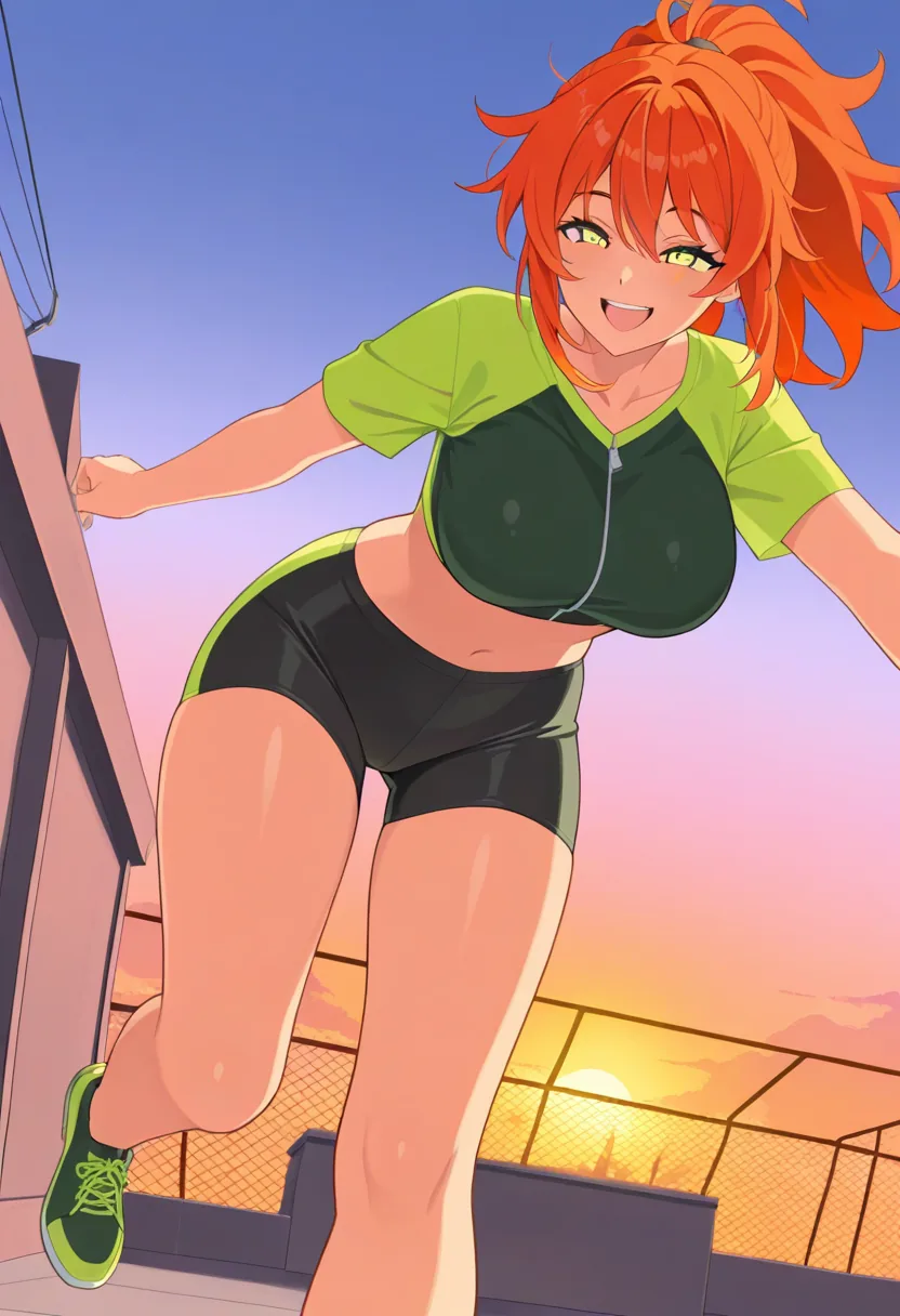 Story 26: Sunset View — panel 2 — Boyfriend Approaches