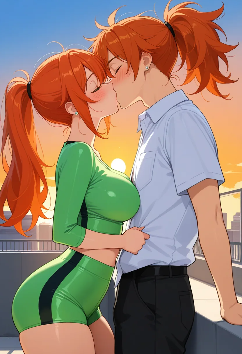 Story 26: Sunset View — panel 4 — Undressing Begins