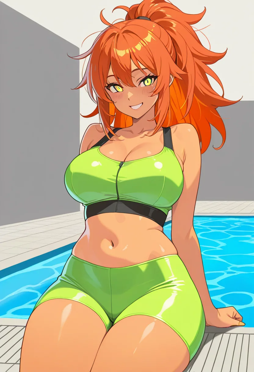Story 27: Poolside Vibes — panel 2 — Catching Eyes