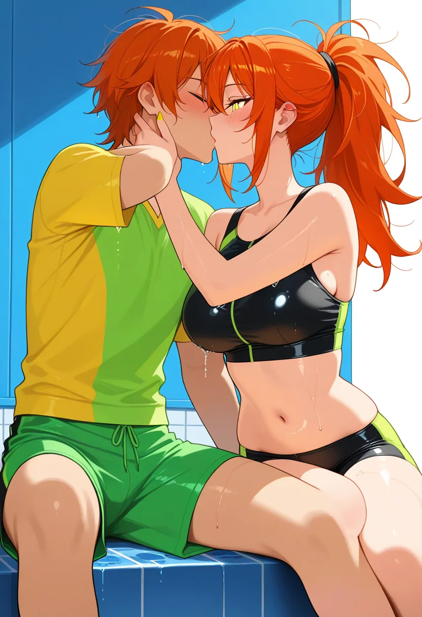 Story 27: Poolside Vibes — panel 5 — Pulling Closer
