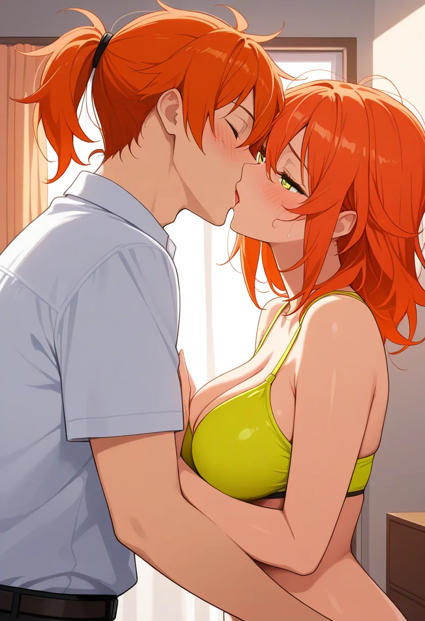 Story 30: Playing Fighting Game — panel 6 — passionate kissing