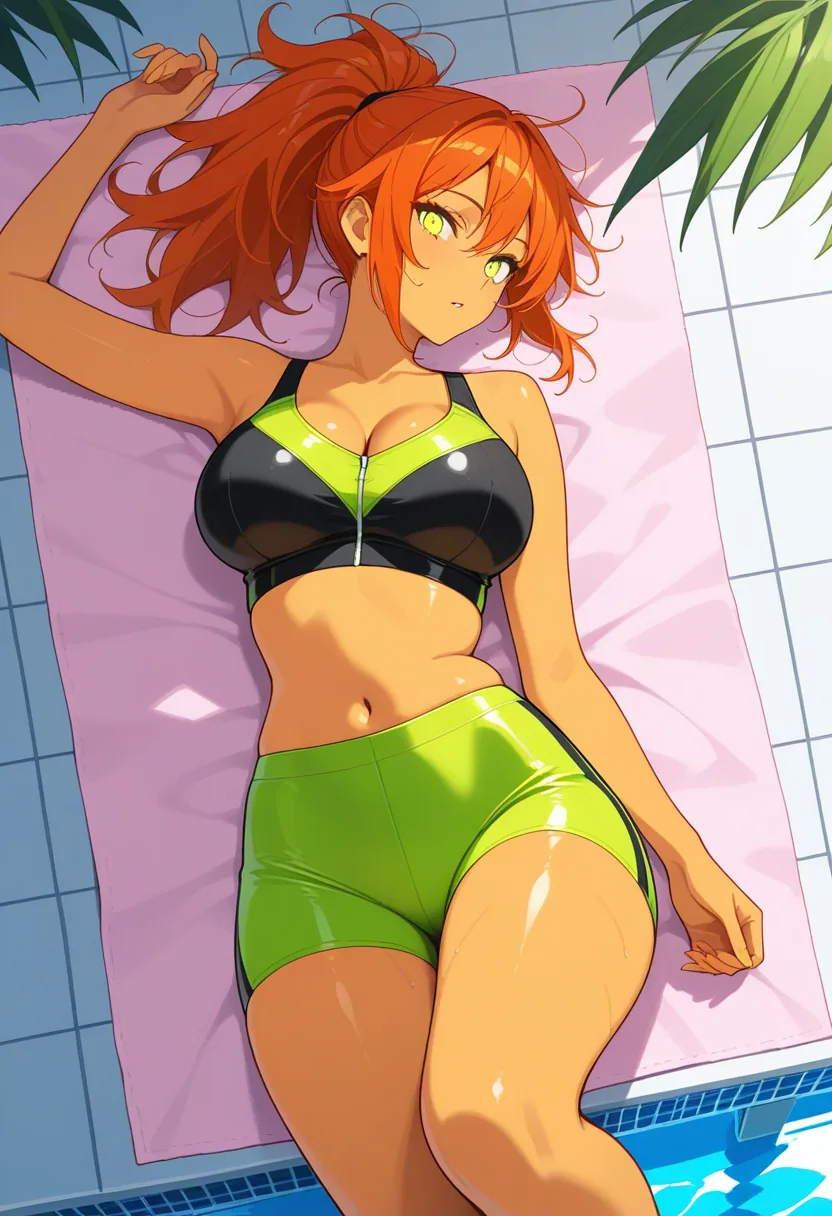 Story 32: Playful Splash — panel 4 — quick undress