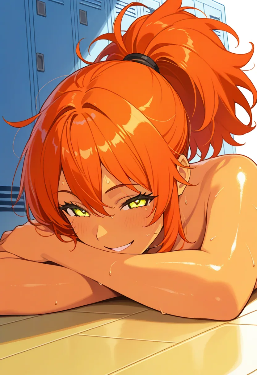 Story 57: Gym Warmup — panel 8 — afterglow
