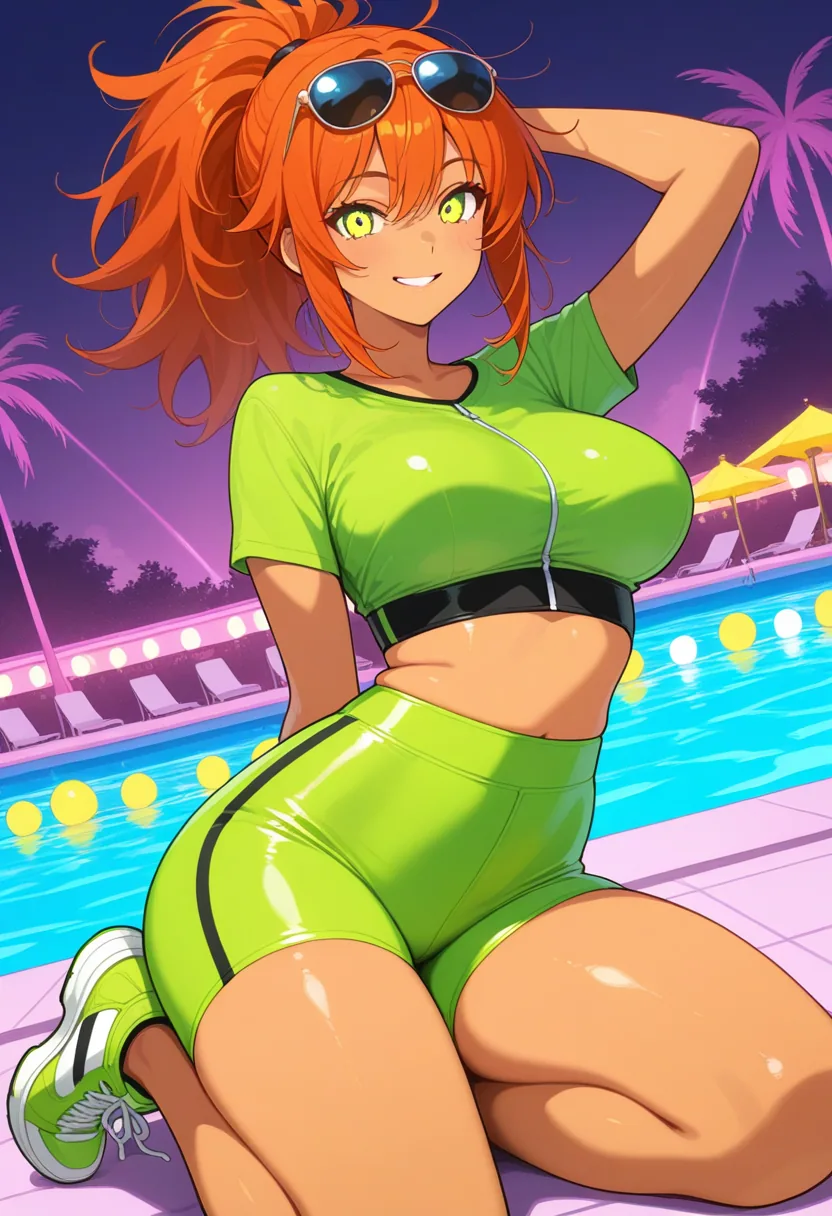 Story 71: Pool Party Fun — panel 1 — pool party fun