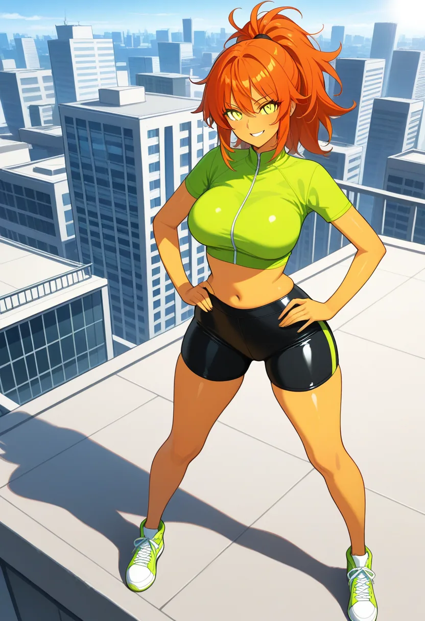 Story 91: Rooftop Day — panel 1 — rooftop day