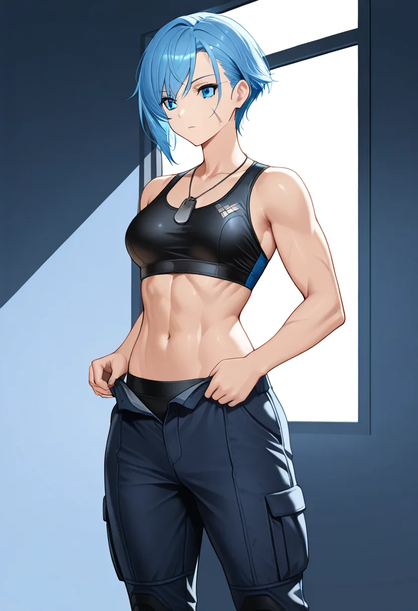 Story 1: Entering Quarters — panel 5 — pants removed