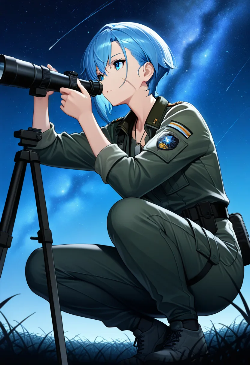 Story 29: Setting Up Field — panel 2 — adjusting lens